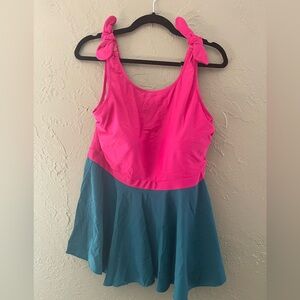 Latched Mama Peplum Swim Tankini